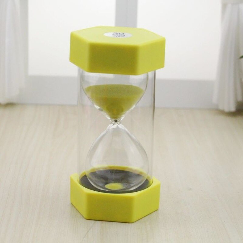 Creativ 5/10/15/20/30 min Clepsidra de nisip Ceas de nisip Ceas Ou Bucătărie Temporizator de consumabile Cadou pentru jocuri pentru copii Home Office Decor