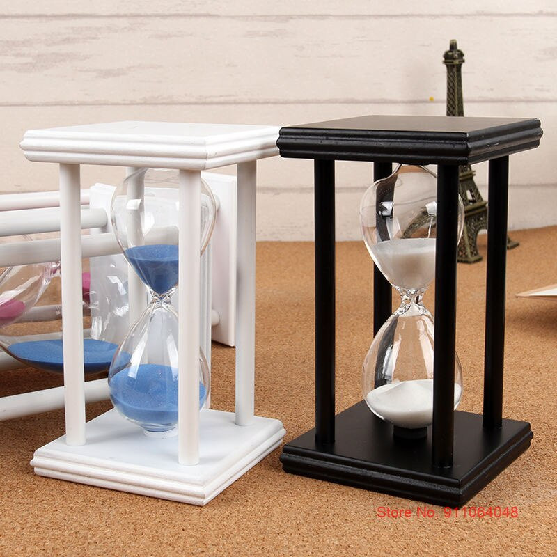 Colorul Smėlio medinis smėlio laikrodis Kūrybiška virtuvė Dinaminis smėlis 15 minučių Laikmatis Viešbutis Restoranas Rašomasis Laikrodis Studijų Stalo laikrodis