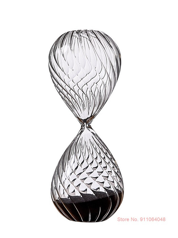 Kūrybingas susuktas stiklas smėlio laikrodis 5 minutės laiko laikmatis vaikams restoranas, kuriame patiekiama atgalinė atskaita Mėlynas smėlio laikrodis Juokingas vaikų smėlio stiklas