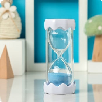 Прекрасен 30-минутен часовник с пясъчен часовник с пясъчен часовник за използване в комплекта, домашен декор на маса, таймер с пясъчен часовник Подаръци за деца