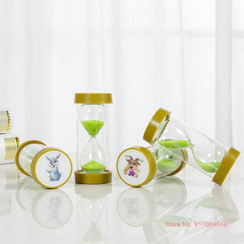 Нов зодиакален пясъчен часовник против падане Забавен таймер за деца Пясъчен часовник Уникален декор за детска стая Настолни аксесоари Зелен пясъчен часовник