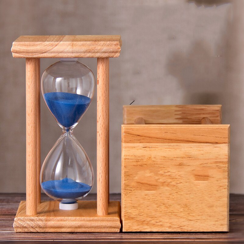 Antik homokóra időzítő szobadekoráció gyerekeknek, fehér/kék homok opció, 30 perces időzítő emlékeztető