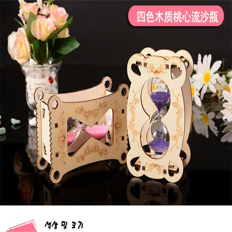 Smėlio laikrodžio laikmatis vaikams 10/15/30 minučių ir pusvalandis smėlio nutekėjimas Kūrybiška asmenybė Maži papuošalai Namų puošmenos