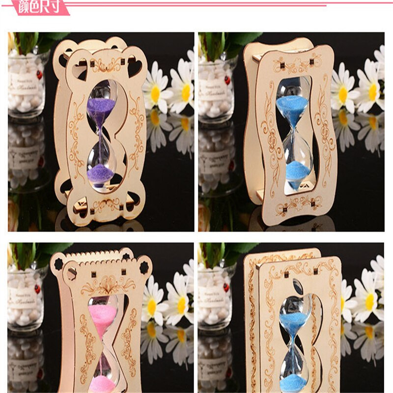 Smėlio laikrodžio laikmatis vaikams 10/15/30 minučių ir pusvalandis smėlio nutekėjimas Kūrybiška asmenybė Maži papuošalai Namų puošmenos