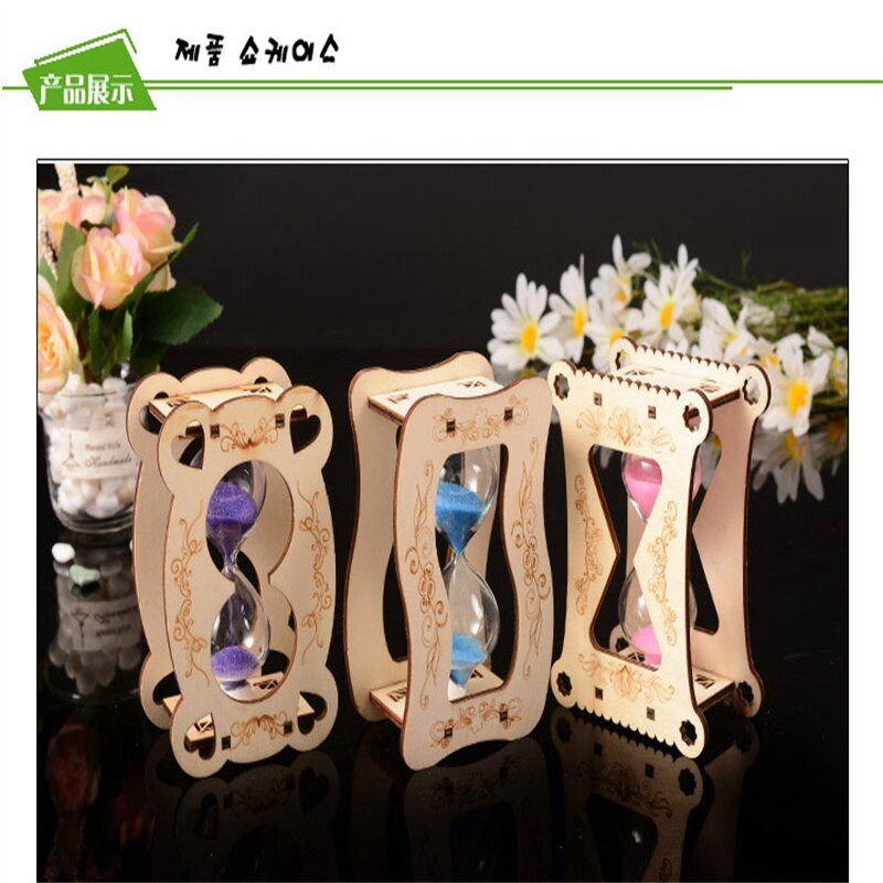 Smėlio laikrodžio laikmatis vaikams 10/15/30 minučių ir pusvalandis smėlio nutekėjimas Kūrybiška asmenybė Maži papuošalai Namų puošmenos