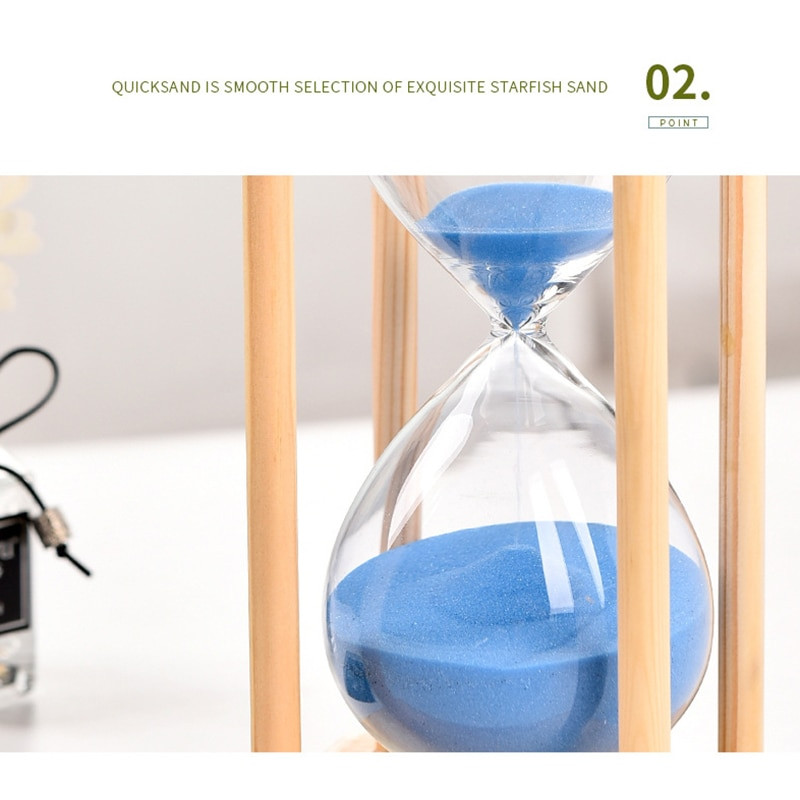 Многофункционален пясъчен часовник Таймер за пясъчни часовници Различни рамки и пясъчен цвят 30/60 минути за декорация Аксесоари за дома