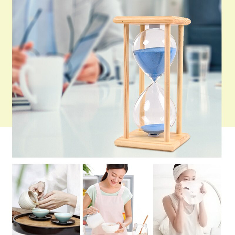 Многофункционален пясъчен часовник Таймер за пясъчни часовници Различни рамки и пясъчен цвят 30/60 минути за декорация C1