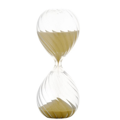 30 минути Пясъчен часовник Пясъчен таймер Украса за домашно кафене Украса Бяло черно злато Подарък за рожден ден на студент