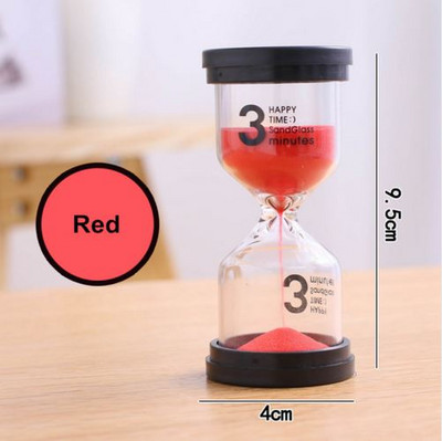 1/3/5/10/30 минути пластмасов пясъчен часовник Цветен пясъчен пясъчен часовник четка за зъби таймер душ таймер подарък за детски подарък за рожден ден