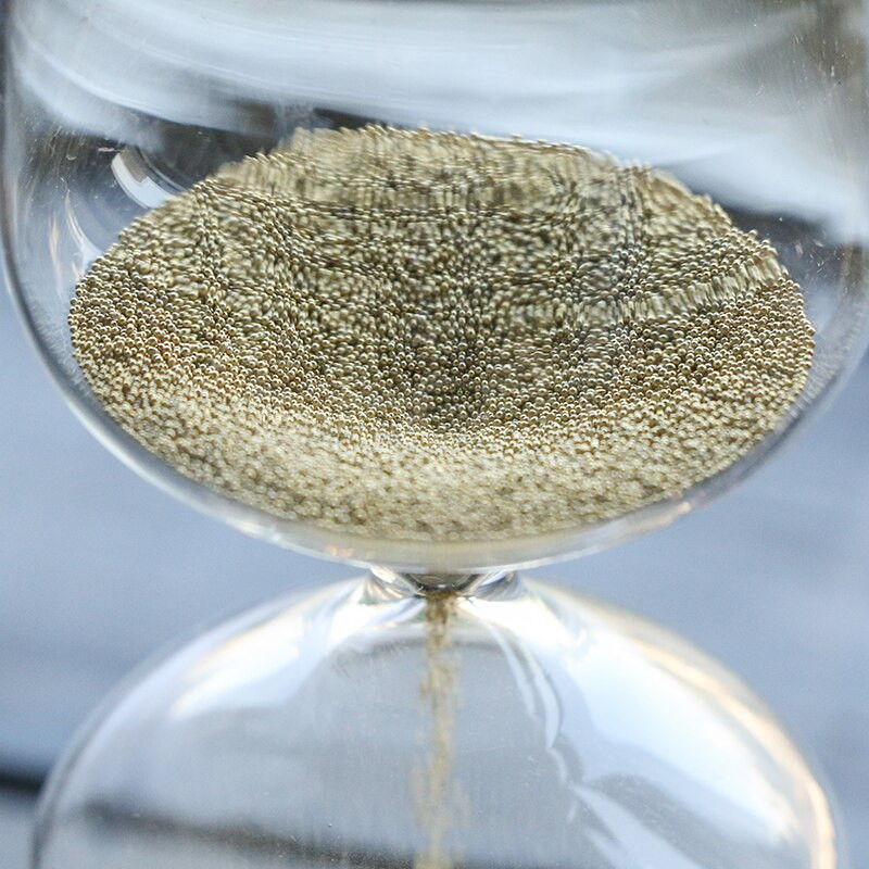 Vânzări calde 1 minut Cadou romantic clepsidra din lemn ornamente de aur sticlă de nisip artizanat ceas de nisip cu numărătoare inversă