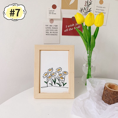 Ins Képkeret Dísz Festmény Keret Művészet Vászon Keretek Kézműves fotótartó Hálószoba Asztali Falakasztó Dekoráció