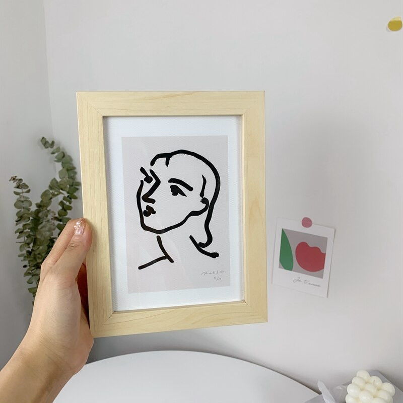 Ins Képkeret Dísz Festmény Keret Művészet Vászon Keretek Kézműves fotótartó Hálószoba Asztali Falakasztó Dekoráció