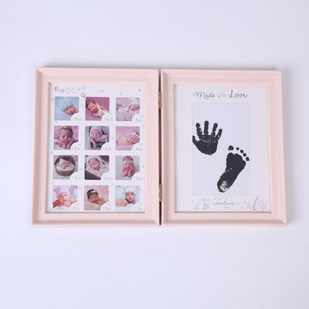 Προβολή! Δώρο για το μωρό μου πρώτου έτους Δώρο γενεθλίων για παιδιά Οικογενειακή διακόσμηση Στολίδι 12 μηνών Κορνίζα φωτογραφιών με χειροτεχνία