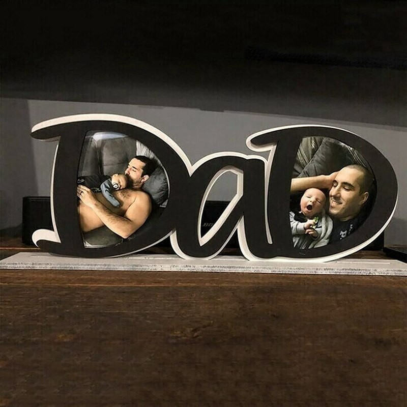 Promóció! Apák napi apa képkeret, Apa ajándékai a lányától, Apa születésnapi ajándékai, Apu karácsonyi ajándékai