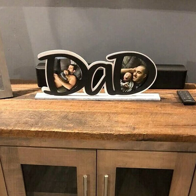 Promóció! Apák napi apa képkeret, Apa ajándékai a lányától, Apa születésnapi ajándékai, Apu karácsonyi ajándékai