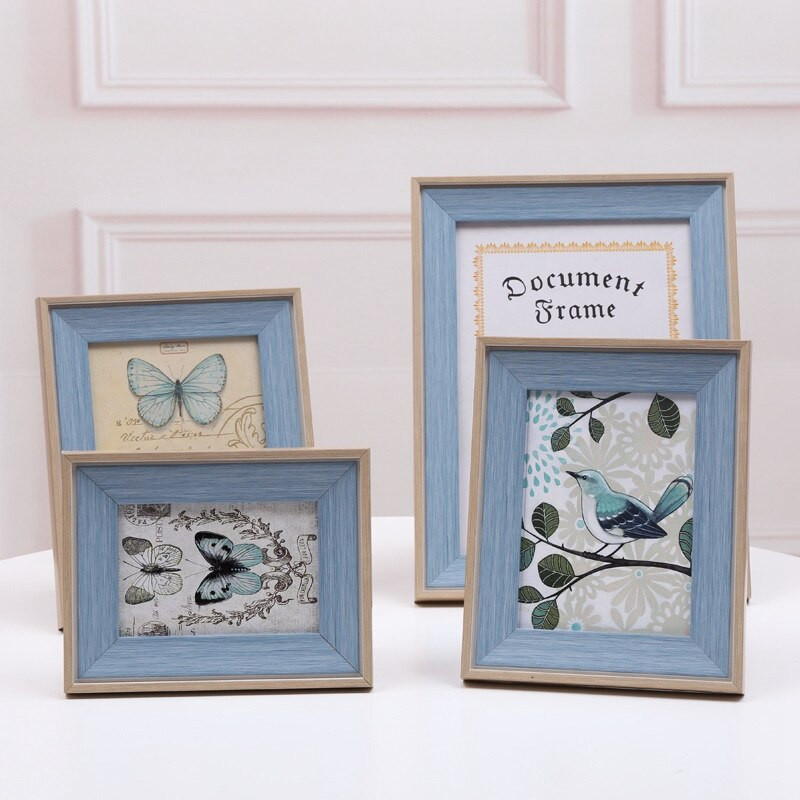 Ramă foto retro Ramă foto nordică din lemn pentru birou, cutie foto pentru agățat pe perete, masă, cadouri, decorațiuni, artizanat, 5/6/7/8/10 inch