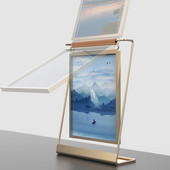 Ramă foto din metal de 8 inchi Suport de afișare pentru meniu de masă cu două fețe Suport pentru semne de birou Suport numere pentru masă de nuntă Cadru de listare de prețuri