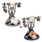Retro telefonimudel Äratuskell Creative Timekeeper Desktop Ornament