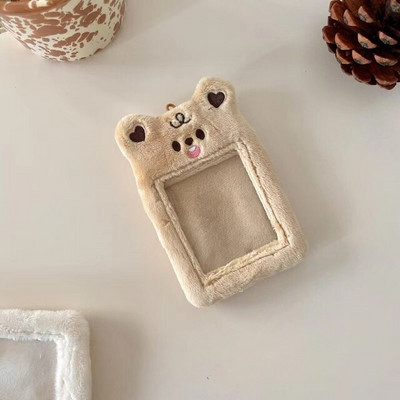 Rama foto Kawaii Suport de carte foto Kpop de pluș pentru Fujifilm Instax Mini hârtie de film Suport de afișare hârtie de etichetă pandantiv decorativ