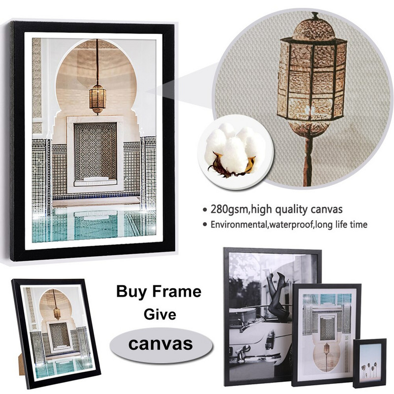 Šiaurės šalių šeimos nuotraukų rėmelių siena su seksualios moters drobės plakatu ir spaudiniais 9x13 21x30 juodo medžio rėmo prabangūs dekoro tapybos rėmeliai