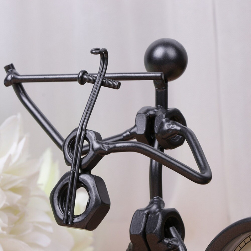 Željezni stolni stolni budilnik s glazbenim instrumentom Naprava za ukrašavanje Poklon