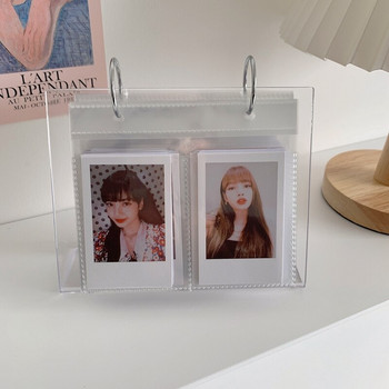 Ακρυλική κορνίζα Διαφανής θήκη για φωτογραφικές κάρτες Polaroid Photo Blinder Απλή θήκη για άλμπουμ φωτογραφιών Βάση προβολής αφίσας