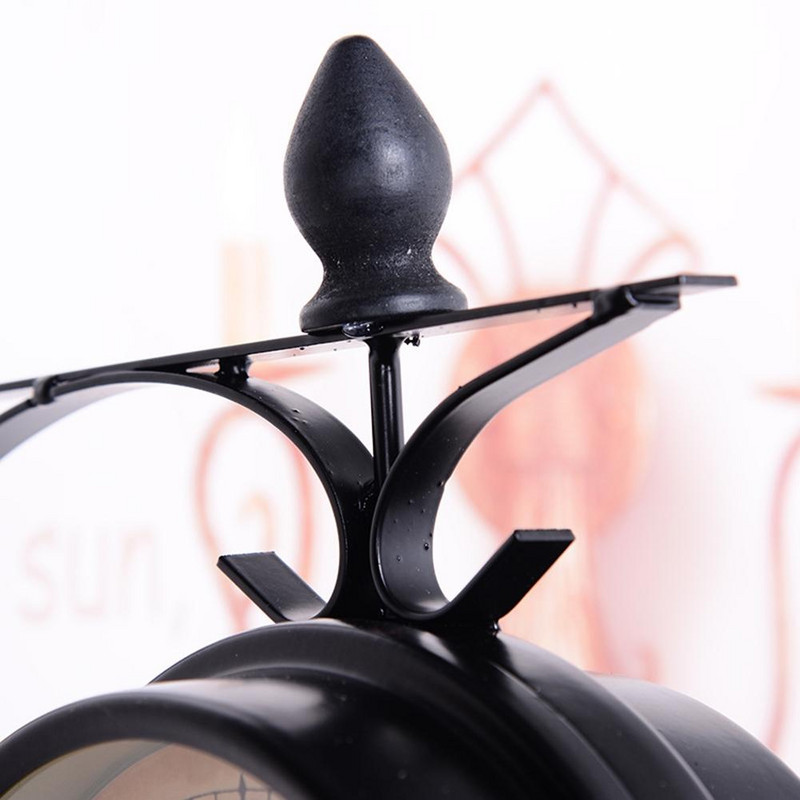 AsyPets Háztartási Kétoldalas konzolos óra Retro Órák Dekoráció Díszek Nappali Falióra-25