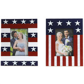 Nepriklausomybės dienos medinis nuotraukų rėmelis, žvaigždės juostelės spausdintos nugaros perjungimo rėmeliai, namų darbalaukio dekoratyviniai rankdarbiai