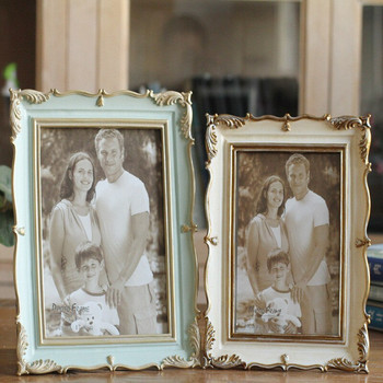 Κορνίζες γαμήλιων επιτραπέζιων φωτογραφιών υψηλής ποιότητας αμερικανικού στιλ Κορνίζες για φωτογραφίες Σαλόνι Διακόσμηση σπιτιού Ρητίνη Κορνίζα Δημοφιλές δώρο