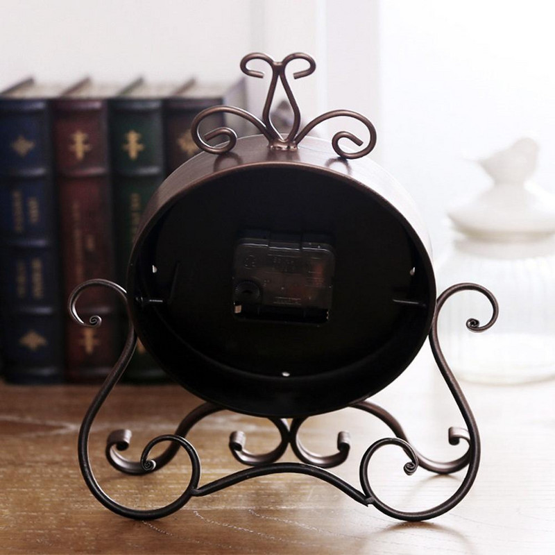 80% novi dolazak 2021. Vintage tihi retro željezni stolni sat Dom Spavaća soba Dnevni Boravak Uredski dekor