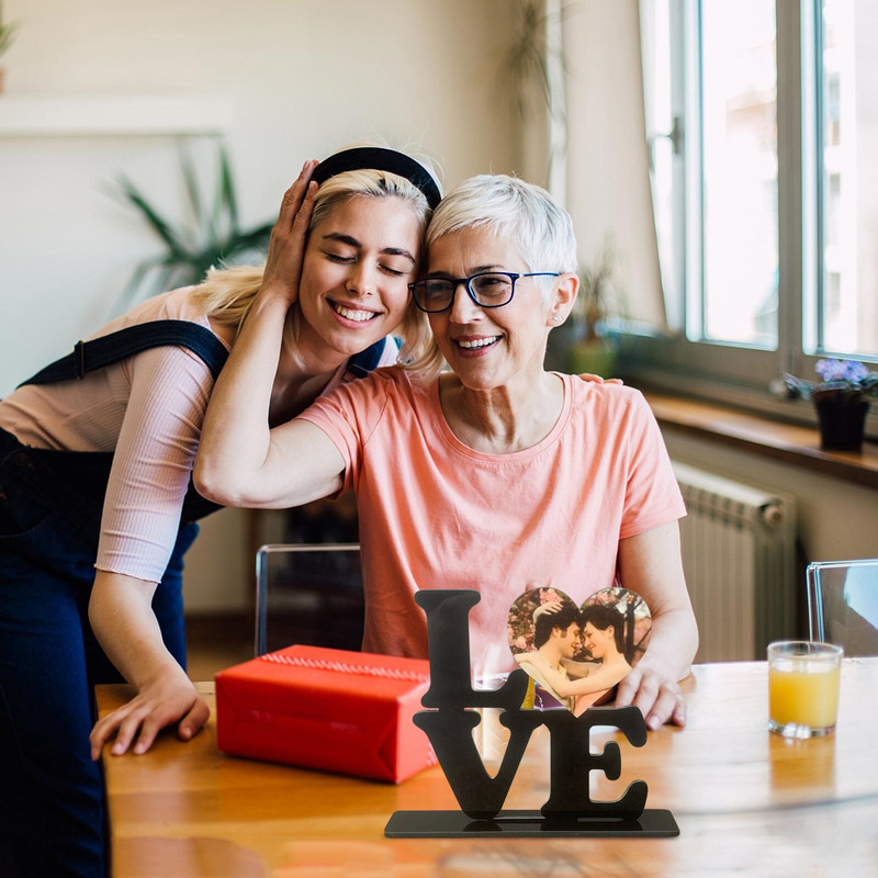 Akril képkeret otthoni asztali dekoráció barkácsolás öntapadó képkeret díszek party esküvői dekoráció Valentin-napi ajándékok