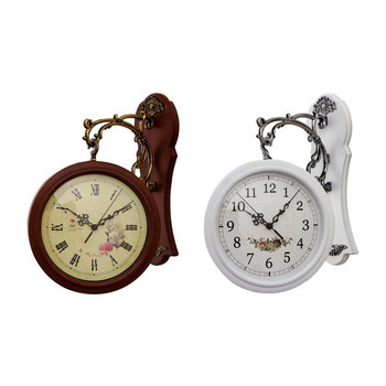 Ρολόι τοίχου διπλής όψης Κρεμαστά ρολόγια τέχνης Ρολόι τέχνης Διακοσμητικό ρολόι δύο προσώπων Grand Central Station ρολόγια για μελέτη σαλονιού