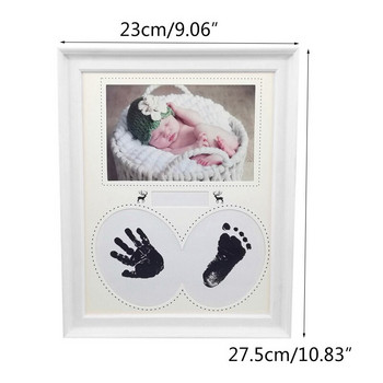 Κορνίζα για μωρό Κορνίζα φωτογραφιών Νεογέννητο τοίχος για φωτογραφίες Πλαίσιο μελανιού μελανιού αποτύπωμα αποτύπωμα Παιδικό δώρο γενεθλίων Διακόσμηση δωματίου