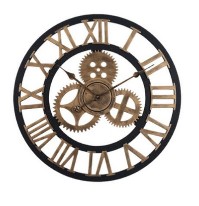 Ceas de perete în stil industrial Ceas de perete decorativ retro Ceasuri Decorare camera de zi Home Hotel Decor artă de perete 40X40CM