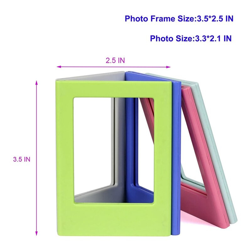 10 komada 3 inčni magnetski okviri za fotografije Mini stol Hladnjak magnetski okviri za fotografije Razne kreativne kombinacije