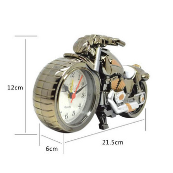 Мотоциклет Форма на будилник Творчески ретро подаръци Престижно обзавеждане Бутик Декоратор за дома J99S