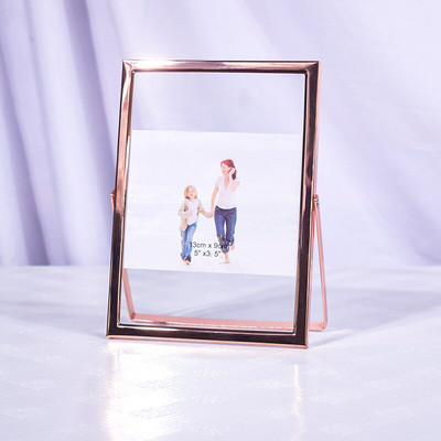 Galvanizirani nordijski zlatni metalni okvir za slike vrhunske kvalitete DIY kockasti okvir Dječji poster Obiteljski ukrasni okvir za fotografije