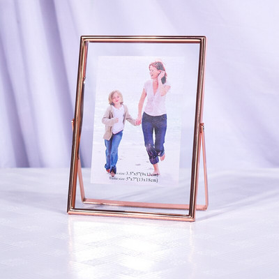 Galvanizirani nordijski zlatni metalni okvir za slike vrhunske kvalitete DIY kockasti okvir Dječji poster Obiteljski ukrasni okvir za fotografije