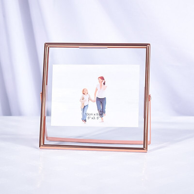 Galvanizirani nordijski zlatni metalni okvir za slike vrhunske kvalitete DIY kockasti okvir Dječji poster Obiteljski ukrasni okvir za fotografije