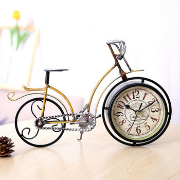 Ρετρό Vintage Silent Iron Bike Ρολόι Ποδηλάτου Διακοσμητικό Τραπέζι Σαλονιού Γραφείου Σαλονιού Δώρο διακόσμηση δωματίου μελέτης για φίλους μοναδικό στυλ