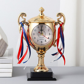 Нов креативен трофей Малък будилник Орнаменти Десктоп Нощен шкаф за събуждане Стереоскопичен подарък за ученици Награди
