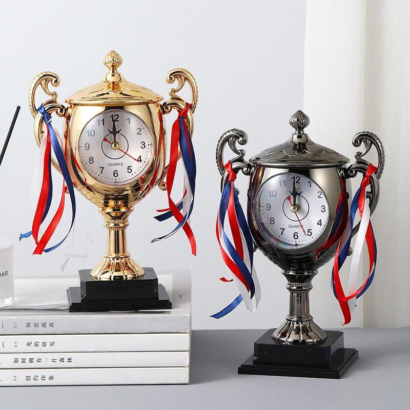 Noul Trofeu Creativ Ceas Deșteptător Mic Ornamente Desktop Copii Trezire Stereoscopic Student Cadou Premii