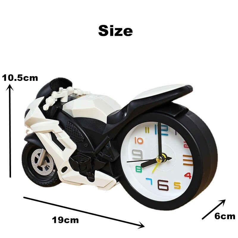 Ceas Deşteptător Vechi Motocicletă Locomotivă Creativă Student Copii Cadouri Aniversare Cadouri Acasa Artizanat Ornamente