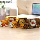 6 Culori Ceas Deșteptător Mașină Clasică Decorare Cadou de Ziua Indicator Digital Ornament de Accesorii de Casă din Plastic