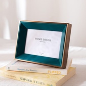 6 spalvų Aukštos kokybės darbalaukio nuotraukų rėmeliai Stačiakampiai šiaurietiško stiliaus paveikslų rėmeliai 5–10 colių pakabinami nuotraukų rėmeliai Svetainės išdėstymas