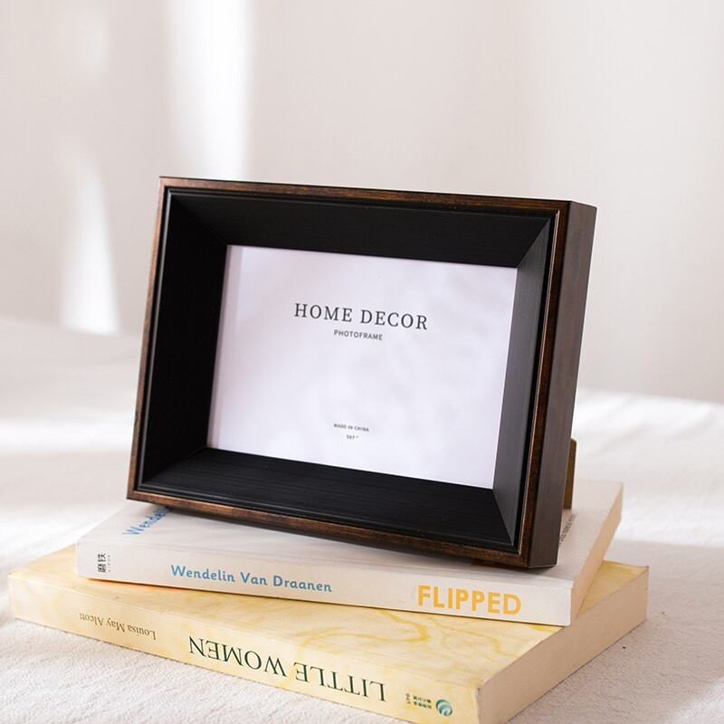 6 spalvų Aukštos kokybės darbalaukio nuotraukų rėmeliai Stačiakampiai šiaurietiško stiliaus paveikslų rėmeliai 5–10 colių pakabinami nuotraukų rėmeliai Svetainės išdėstymas