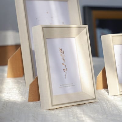 Frumos Rama Foto Simplă Aurie Rame Foto Nordice Moderne Ramă De Pictură Peretă Verticală De Rășină Delicate Decor Home