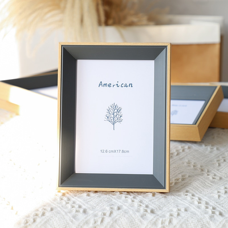 Frumos Rama Foto Simplă Aurie Rame Foto Nordice Moderne Ramă De Pictură Peretă Verticală De Rășină Delicate Decor Home