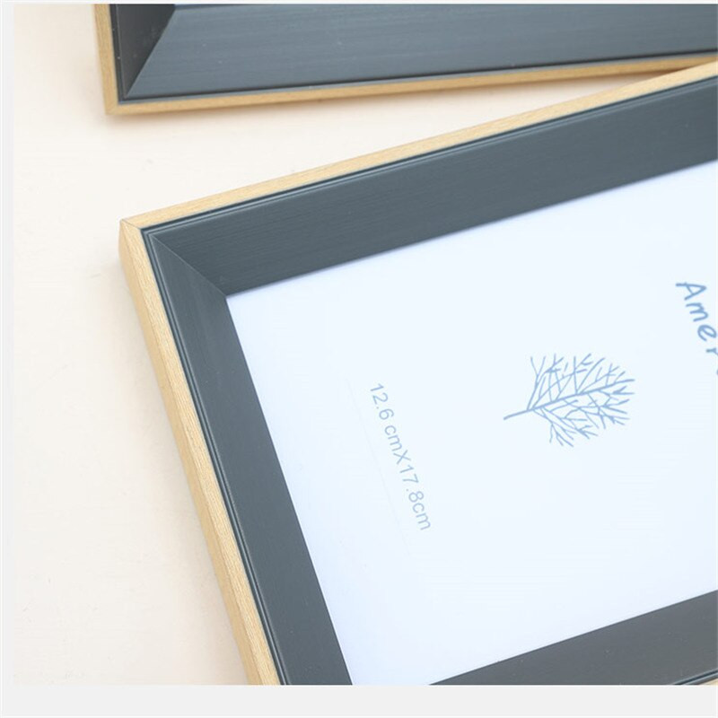 Frumos Rama Foto Simplă Aurie Rame Foto Nordice Moderne Ramă De Pictură Peretă Verticală De Rășină Delicate Decor Home