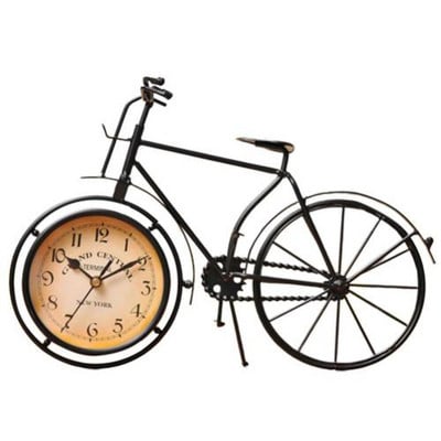 80%-os akciós akció!! Retro Vintage Silent Iron Bike Kerékpár óra Otthoni Iroda nappali asztali dekoráció